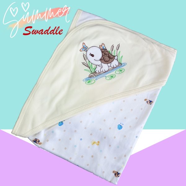 summer baby hooded blanket