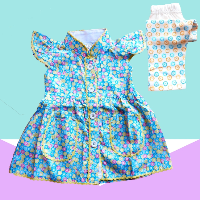 Baby girl frock sales neck design